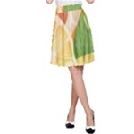 Citrus Fruit Healthy Vitamin A-Line Skirt