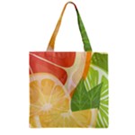 Citrus Fruit Healthy Vitamin Zipper Grocery Tote Bag