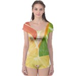 Citrus Fruit Healthy Vitamin Boyleg Leotard 