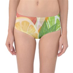 Mid-Waist Bikini Bottoms 