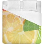 Citrus Fruit Healthy Vitamin Duvet Cover (King Size)