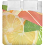 Citrus Fruit Healthy Vitamin Duvet Cover Double Side (King Size)