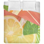 Citrus Fruit Healthy Vitamin Duvet Cover Double Side (California King Size)