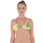 Citrus Fruit Healthy Vitamin Halter Neck Bikini Top