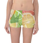 Citrus Fruit Healthy Vitamin Reversible Boyleg Bikini Bottoms