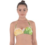 Citrus Fruit Healthy Vitamin Tie Back Bikini Top