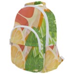 Citrus Fruit Healthy Vitamin Rounded Multi Pocket Backpack