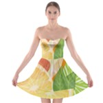 Citrus Fruit Healthy Vitamin Strapless Bra Top Dress