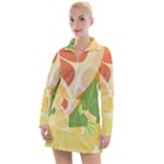 Citrus Fruit Healthy Vitamin Women s Long Sleeve Casual Dress