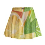 Citrus Fruit Healthy Vitamin Mini Flare Skirt