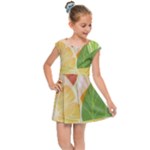 Citrus Fruit Healthy Vitamin Kids  Cap Sleeve Dress