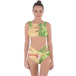 Citrus Fruit Healthy Vitamin Bandaged Up Bikini Set 