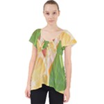 Citrus Fruit Healthy Vitamin Lace Front Dolly Top