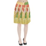 Citrus Fruit Healthy Vitamin Pleated Skirt