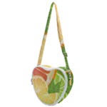 Citrus Fruit Healthy Vitamin Heart Shoulder Bag