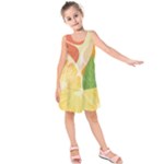 Citrus Fruit Healthy Vitamin Kids  Sleeveless Dress