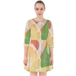 Citrus Fruit Healthy Vitamin Smock Dress