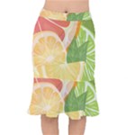 Citrus Fruit Healthy Vitamin Short Mermaid Skirt