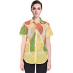 Citrus Fruit Healthy Vitamin Women s Short Sleeve Shirt