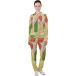 Citrus Fruit Healthy Vitamin Casual Jacket and Pants Set