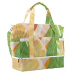 Citrus Fruit Healthy Vitamin Sports Shoulder Bag with Shoes Compartment