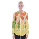 Citrus Fruit Healthy Vitamin Womens Long Sleeve Shirt