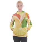 Citrus Fruit Healthy Vitamin Women s Hooded Pullover