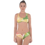 Citrus Fruit Healthy Vitamin Criss Cross Bikini Set