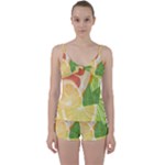 Citrus Fruit Healthy Vitamin Tie Front Two Piece Tankini