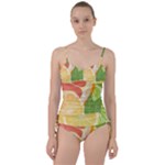 Citrus Fruit Healthy Vitamin Sweetheart Tankini Set