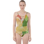 Citrus Fruit Healthy Vitamin Cut Out Top Tankini Set