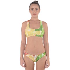 Citrus Fruit Healthy Vitamin Cross Back Hipster Bikini Set from ArtsNow.com