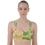 Citrus Fruit Healthy Vitamin Line Them Up Sports Bra