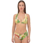 Citrus Fruit Healthy Vitamin Double Strap Halter Bikini Set