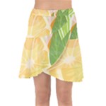 Citrus Fruit Healthy Vitamin Wrap Front Skirt