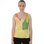 Citrus Fruit Healthy Vitamin Velvet Tank Top