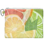 Citrus Fruit Healthy Vitamin Canvas Cosmetic Bag (XXL)