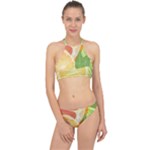 Citrus Fruit Healthy Vitamin Halter Bikini Set