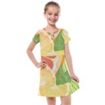 Citrus Fruit Healthy Vitamin Kids  Cross Web Dress