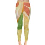 Citrus Fruit Healthy Vitamin Inside Out Leggings