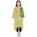 Citrus Fruit Healthy Vitamin Kids  Hooded Rain Ponchos