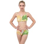 Citrus Fruit Healthy Vitamin Layered Top Bikini Set