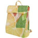 Citrus Fruit Healthy Vitamin Flap Top Backpack