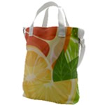 Citrus Fruit Healthy Vitamin Canvas Messenger Bag