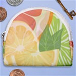 Citrus Fruit Healthy Vitamin Horseshoe Style Canvas Pouch