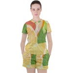 Citrus Fruit Healthy Vitamin Women s T-Shirt and Shorts Set