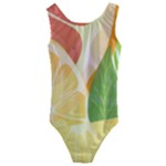 Citrus Fruit Healthy Vitamin Kids  Cut-Out Back One Piece Swimsuit