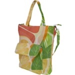 Citrus Fruit Healthy Vitamin Shoulder Tote Bag