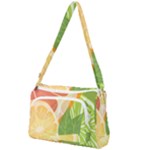 Citrus Fruit Healthy Vitamin Front Pocket Crossbody Bag