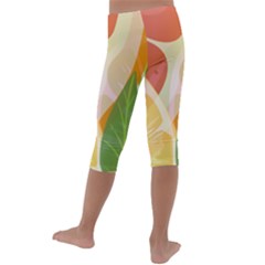 Kids  Lightweight Velour Capri Leggings  